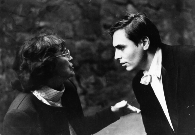  1988, Kiev, with Prof. Zoia Iovenko, after premier of the  opera  