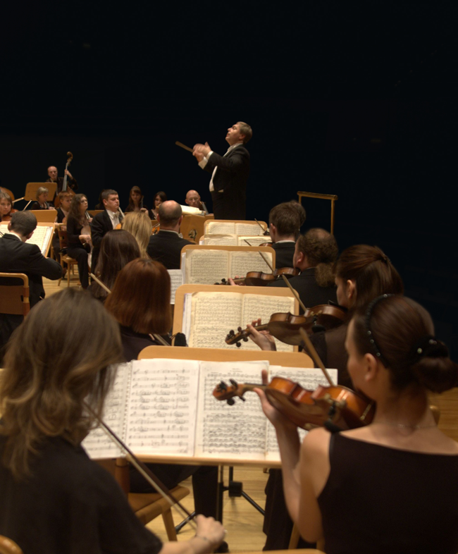 Ukrainian Radio Symphony Orchestra. During the concert