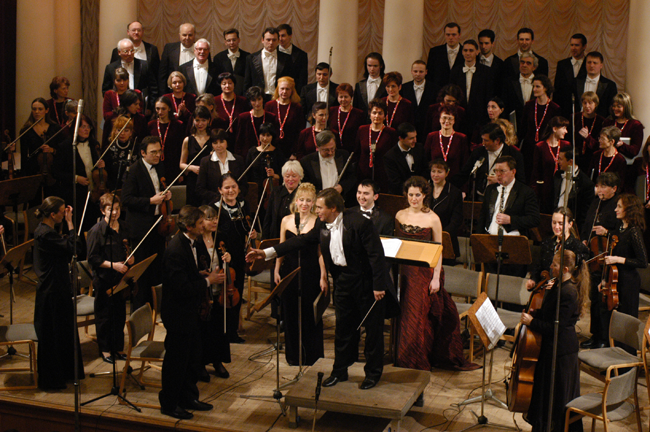 On the stage of the National Philharmonic Society of Ukraine