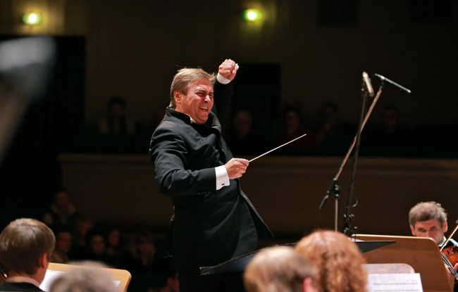 Vladimir Sheiko. Tchaikovsky National Music Academy of Ukraine. During the concert.