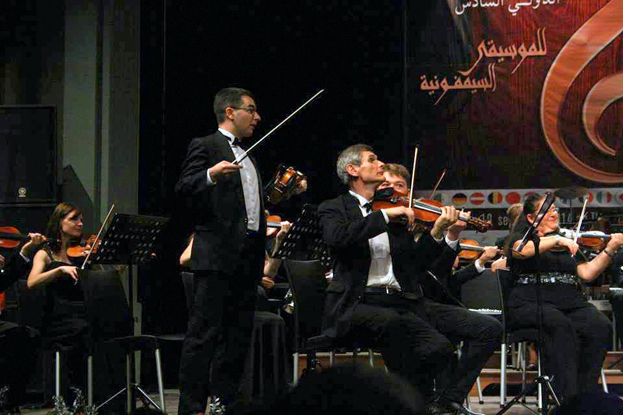Algeria. VI International Festival of Symphonic Music. During the concert.