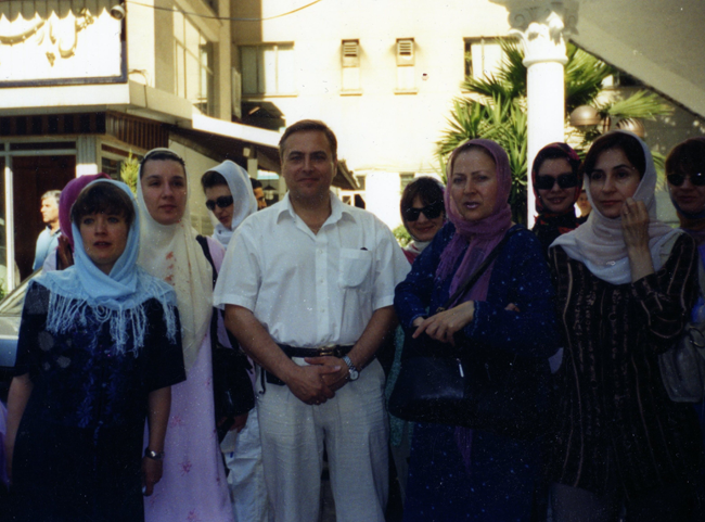With artists of Ukrainian Radio Symphony Orchestra, Iran, 2006