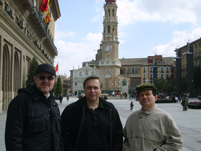 With  Michail Puliev (bariton, Bulgary) & Arsen Arsov (tenor, Bulgary), Spain, 2009