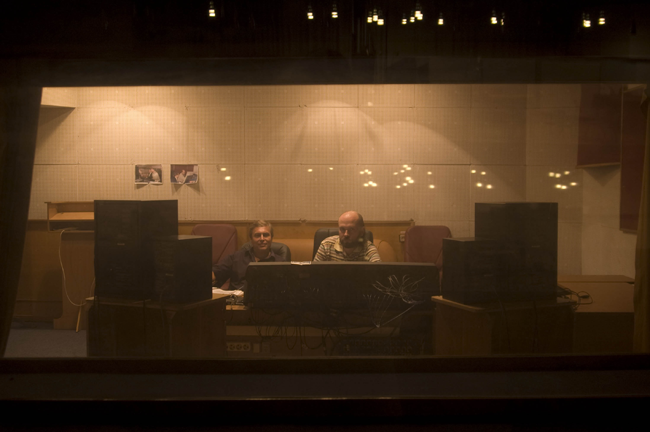 In NRCU Big Concert Recording Studio studio-nall instrument room