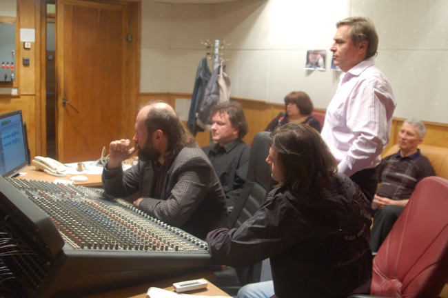  In NRCU Big Concert Recording Studio while recording 