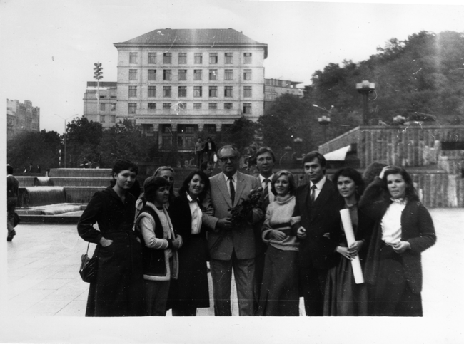 Kiev, 6 october, 1984, class of  Prof. Leo Venediktov