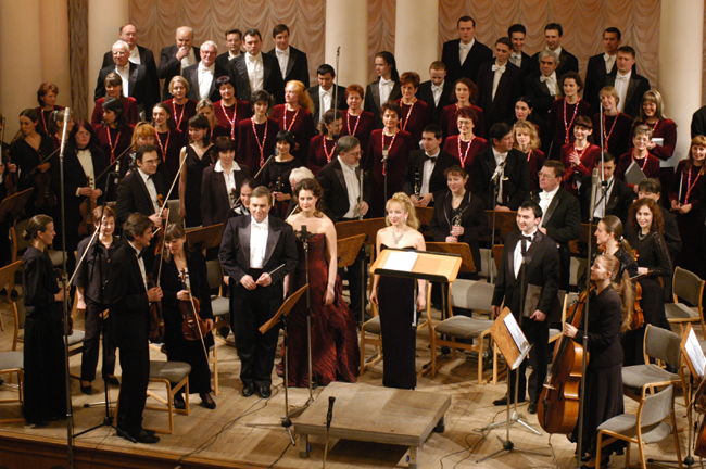 On the stage of the National Philharmonic Society of Ukraine
