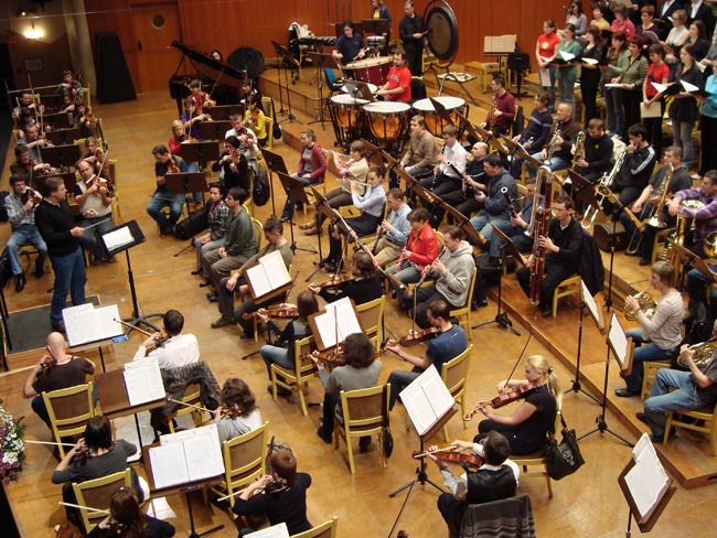 Teatro Monumental, Madrid, Spain, during the rehearsal