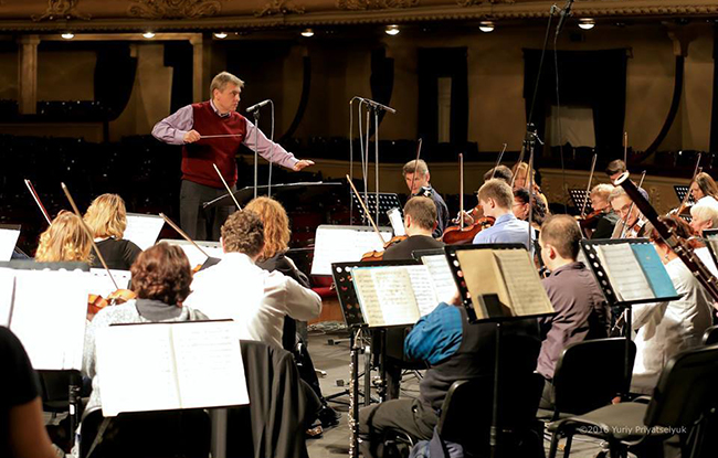 Vladimir Sheiko. The National Opera of Ukraine. During the rehearsal.